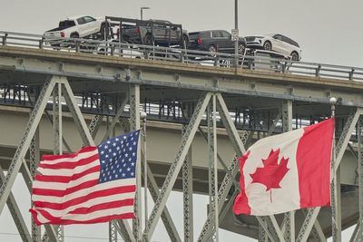 Nearly 900,000 fewer people traveled from Canada to the U.S. in March