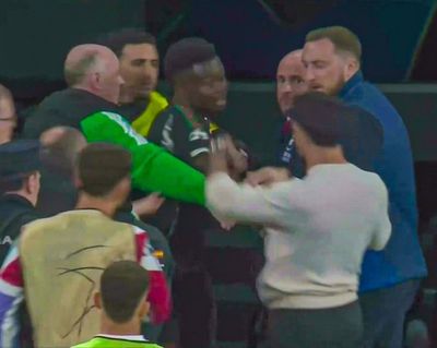 Arsenal: Bukayo Saka pulled away from Real Madrid star Dani Carvajal during heated half-time clash