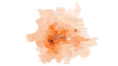Revealed: the 10 London postcodes with above average supply of homes and below average rents