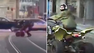 Watch ATV Rider Hit a Cop With a Wheelie Before Escaping, Situation Out of Control
