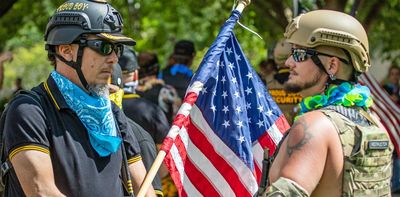 Patriots’ Day: How far-right groups hijack history and patriotic symbols to advance their cause, according to an expert on extremism