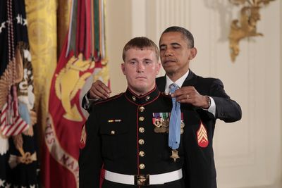 Medal of Honor recipient Dakota Meyer reenlists in Marine Corps reserves after 15 years