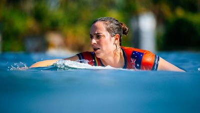 Wright buoyant after winning first surf heat at Bells