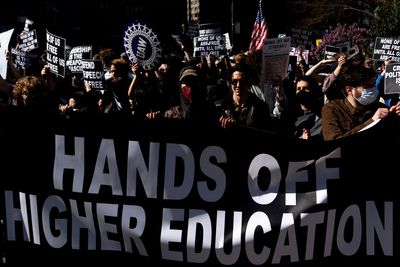 AP PHOTOS: Education Day of Action Protests