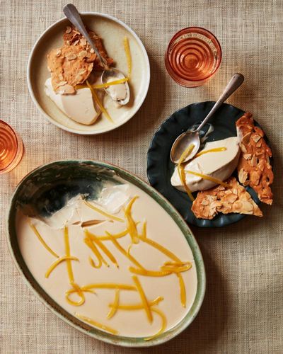 Benjamina Ebuehi’s recipe for earl grey and lemon panna cotta with almond tuiles