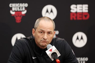 Bulls' Arturas Karnisovas begs for 'patience' after play-in loss