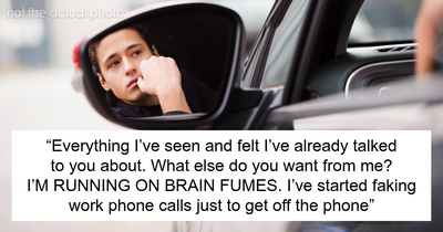Woman Is Tired Of Having To Be On The Phone With Husband For 5 Hours While He’s Commuting