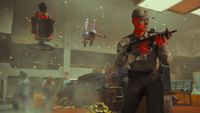 The new trailer for Remedy's co-op FPS features explosive pink goop and flying desk chairs, so it's still looking like the silliest thing they've made