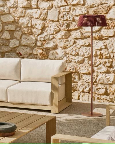 I Spotted This Genius Outdoor Floor Lamp at a Press Preview Last Week — It's Solar-Powered and Less Than £35 Right Now