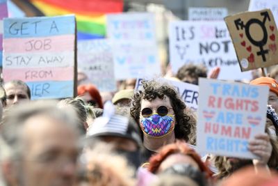 Thousands of trans rights protesters on Edinburgh streets following court ruling
