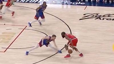 James Harden Ends Clippers-Nuggets First Quarter With Ankle-Breaking Buzzer Beater