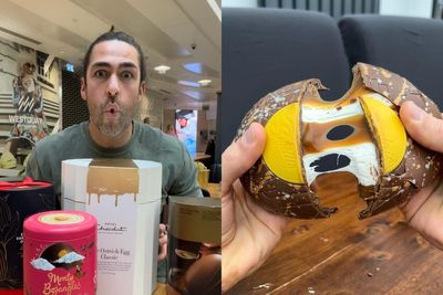 Man reviews hundreds of pounds worth of Easter eggs to raise awareness about cost of living