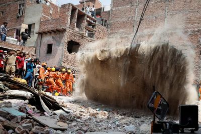 7 family members among 11 killed in Delhi building collapse