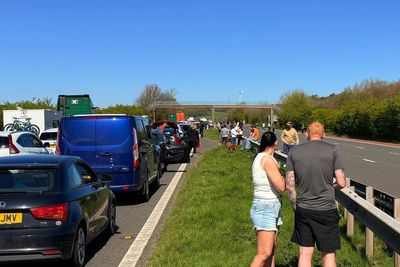 Long delays on M6 after serious crash closes motorway near Lancaster