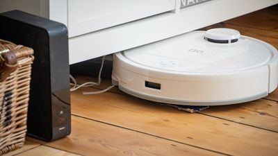 This cheap robot vacuum traversed my uneven floors like a tank, but got itself while doing so