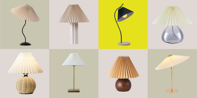 Pleated Lampshades Are the Silhouette of the Season — I've Found 9 For Well Under $100 (You'll Never Guess Where)