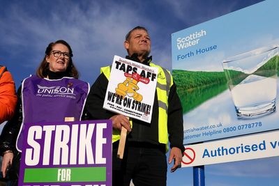 Disruption warning as Scottish Water staff begin two-day strike at midnight