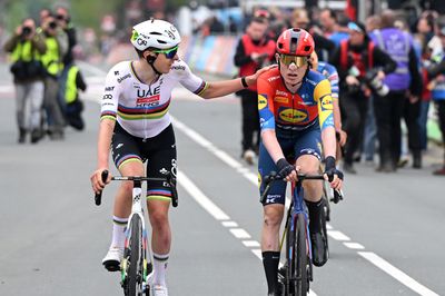 'The line was 5 metres too far' - Tadej Pogačar reacts to Amstel Gold Race second place