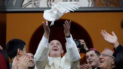Pope Francis, born Jorge Mario Bergoglio, 1936-2025