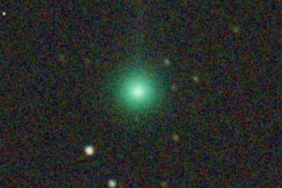 Astronomers left disappointed as green comet meets fiery end before it can be seen