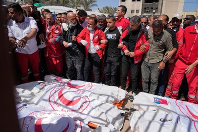 Humanitarian agencies reject Israel’s claim Gaza medic killings caused by ‘professional failures’