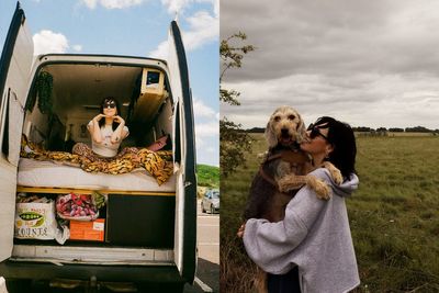 Woman sick of renting now spends £650 a month living in a van with her dog
