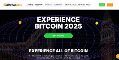 Bitcoin Conference 2025: Top Speakers Include Trump-Pardoned Ross Ulbricht, White House's David Sacks