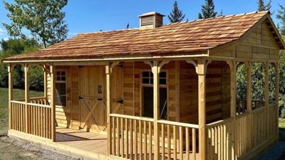 There's a rustic cottage hiding on Wayfair – it may seem unorthodox, but this tiny home taps into a growing nomadic trend (and it's under $16K)