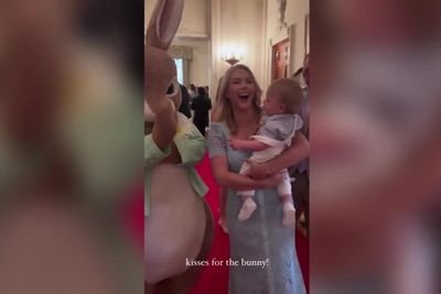 Trump’s press secretary Karoline Leavitt shares rare behind scenes video of baby son at White House