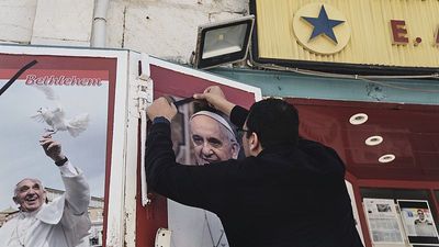 Christian Palestinians mourn Pope Francis, an outspoken voice for peace in Gaza