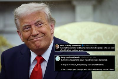 Trump Called Out for Garnishing Student Loan Borrowers' Wages Despite Forgiving PPP Loans to Business Owners