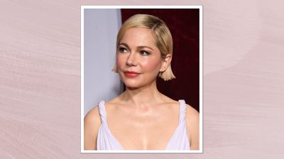 Michelle Williams' flicky bob is the perfect transitional look for growing out short hair