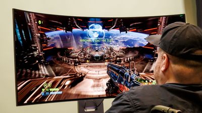 I just tested this 45-inch LG 5K2K OLED curved gaming monitor — and it's ridiculous