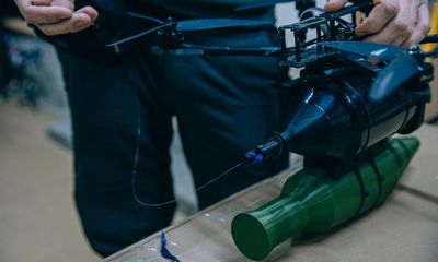 ‘They cannot be jammed’: fibre optic drones pose new threat in Ukraine