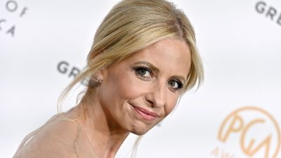 Sarah Michelle Gellar's kitchen cabinets are moody yet elevated – I've always used dark paint with caution, but they make bolder tones accessible