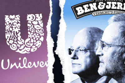 Ben and Jerry sold out to Unilever 25 years ago—now they’re going to war