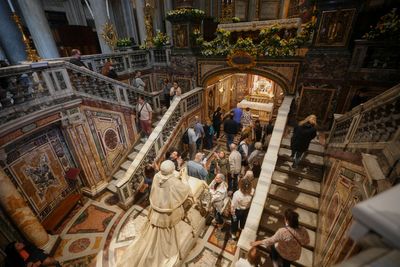 AP PHOTOS: The death of a pope begins a centuries-old ritual to elect his successor