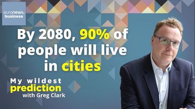 Some 90% of the global population will live in cities by 2080, urbanist Greg Clark says