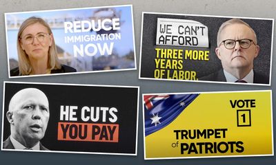 Labor spends more than Coalition on election TV ads but Palmer’s Trumpet of Patriots leads YouTube outlay