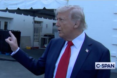 ‘Two beautiful poles’: Trump announces he’s putting up two giant flagpoles at the White House
