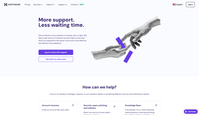 How good is Hostinger's customer support? We put it to the test