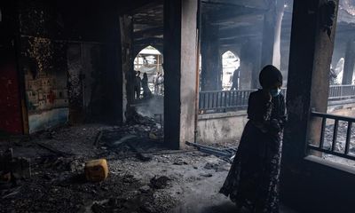 Children in school shelter among 25 killed in wave of Israeli strikes on Gaza