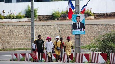 Macron visits Madagascar in first visit by French leader to former colony in 20 years