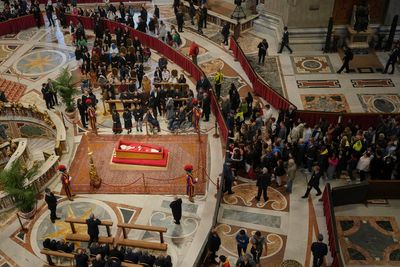 Why people are queueing for hours for a ‘once-in-a-lifetime’ glimpse of Pope’s body