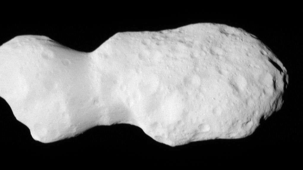 NASA's Lucy spacecraft snaps first close-ups of weird peanut-shaped asteroid