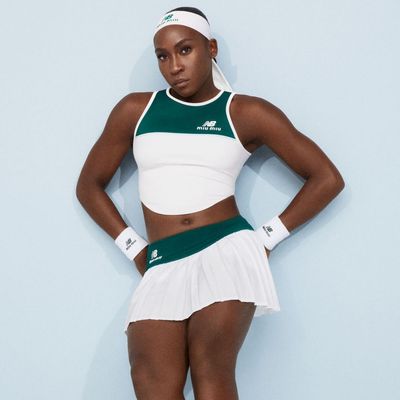 Coco Gauff Serves the Latest New Balance x Miu Miu Sneakers—and an Entire Tennis Collection