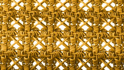 MIT engineers create 'spaghetti' style metamaterial that could enable stretchy computer chips that are almost indestructible