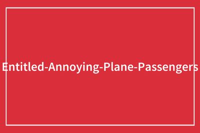 56 Times Folks Encountered Such Horrible People On A Plane, They Just Had To Share