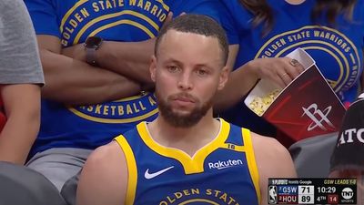 TNT Perfectly Captured Stephen Curry Staring Into Space During Loss to Rockets