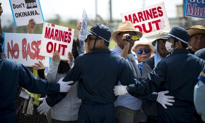 Two US marines investigated over alleged rape at military base in Okinawa